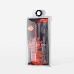 STALEKS EXPERT 40 TYPE 2 Profesyonel Kirpik Cımbızı (L Şeklinde, 70')