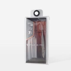 STALEKS EXPERT 40 TYPE 7 Profesyonel Kirpik Cımbızı (Eğik)