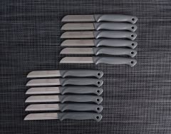 Solingen Meyve Bıçağı 12'Li Simli Gri