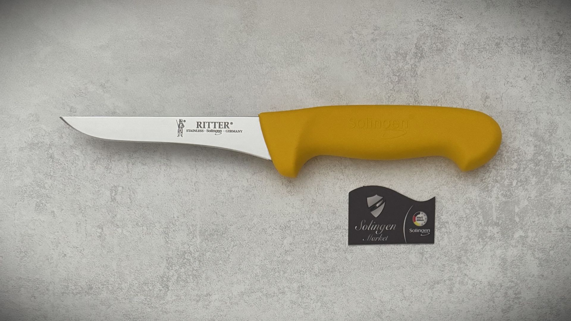 Solingen Rıtter Kemik Sıyırma Ve Fileto Bıçağı Yeni Model 15 Cm Sarı