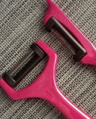 Solingen Simli Yan Ve Düz Soyacak 2'Li Pembe