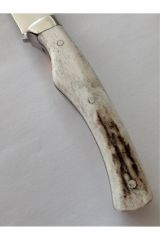 El Yapımı Avcı Bıçağı Hakiki Deri Kılıflı 9.5cm