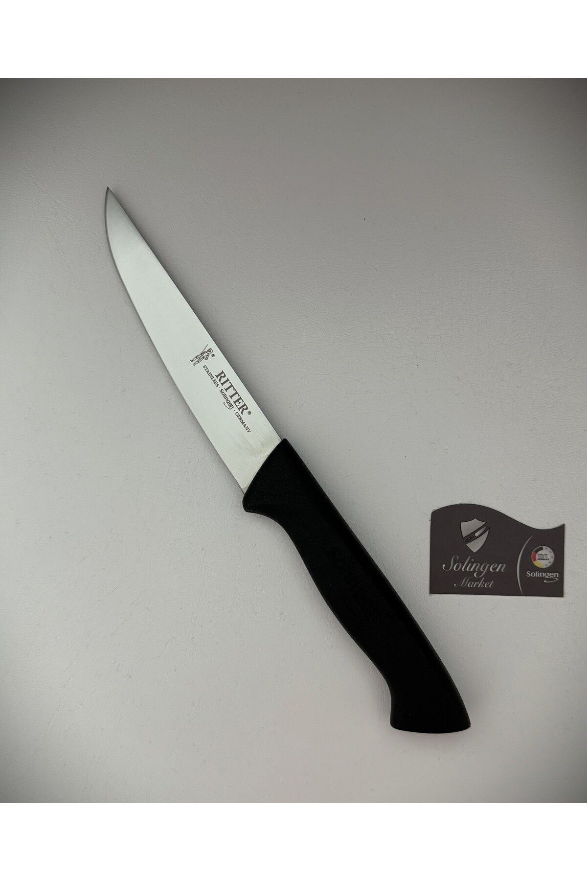 Rıtter Genel Kullanım Mutfak Bıçağı 13 cm Siyah