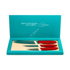 PİRGE Pure Line 3'lü Mutfak Bıçak Seti - 46021