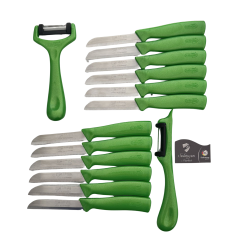 Solingen Işıltılı Meyve Ve Sebze Bıçağı Ve Soyacak 14'Lü