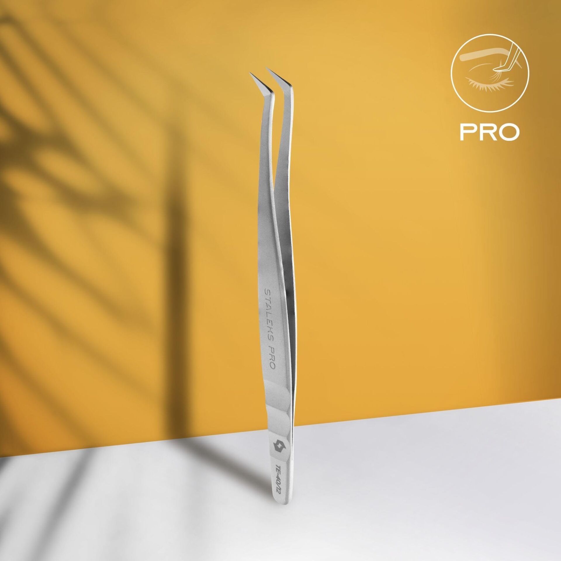 STALEKS EXPERT 40 TYPE 12 Profesyonel Kirpik Cımbızı (Ayak, 65')
