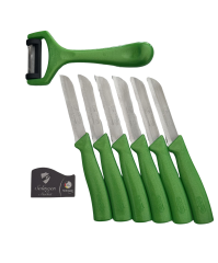 Solingen Işıltılı Meyve Ve Sebze Bıçağı Ve Soyacak 7'Li