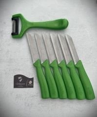 Solingen Işıltılı Meyve Ve Sebze Bıçağı Ve Soyacak 7'Li