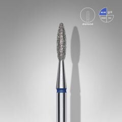 STALEKS Elmas Alev Freze, Mavi, Çap 2,1 mm, Çalışma Kısmı 8 mm