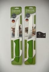 Solingen Rıtter Genel Kullanım Mutfak Bıçağı Seti 2'Li