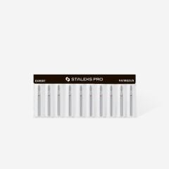 STALEKS Elmas Sivri Alev Freze, Kırmızı, Çap 2,1 mm, Çalışma Kısmı 8 mm