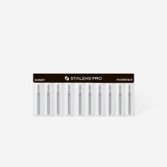 STALEKS STALEKS Elmas Alev Freze, Kırmızı, Çap 1,6 mm, Çalışma Kısmı 8 mm