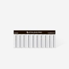 STALEKS Elmas Yuvarlanmış Silindir Freze, Kırmızı, Çap 2,3 mm, Çalışma Kısmı 8 mm