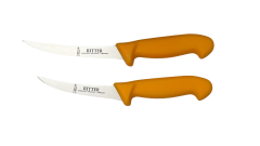 Solingen Rıtter Yağ Sıyırma Bıçağı 13-15 Cm Sarı 2'Li