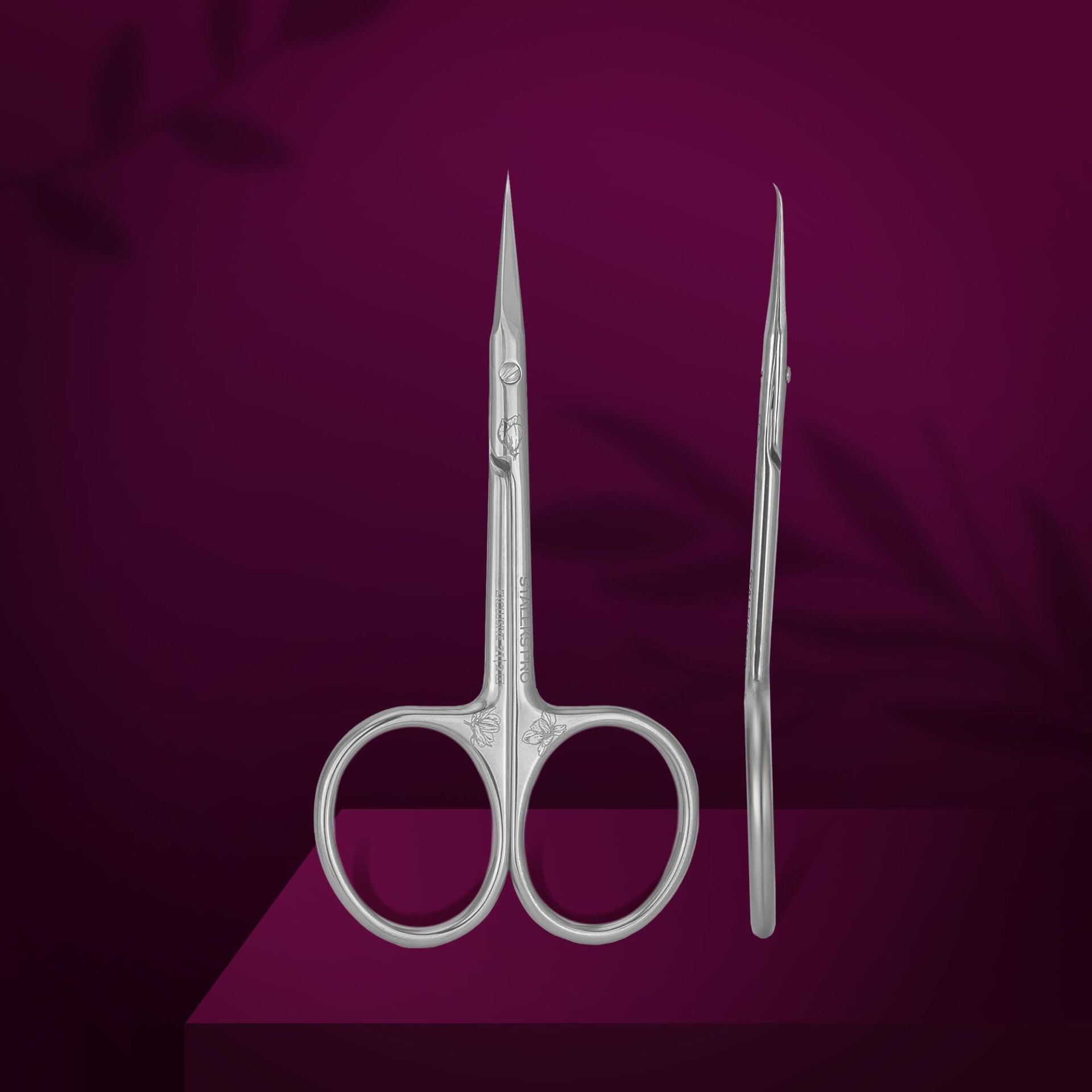 STALEKS EXCLUSIVE 21 TYPE 2 Profesyonel Kancalı Tırnak Eti Makası (Magnolia)