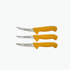 Solingen Max Melchıor Et Sıyırma Kasap Bıçağı 3'Lü Set Sarı
