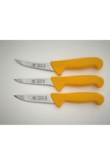 Solingen Max Melchıor Et Sıyırma Kasap Bıçağı 3'Lü Set Sarı