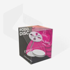 PODODISC STALEKS PRO S Pedikür Disk (15 mm), 180 Grit Törpüler Set Ile (5 Adet)