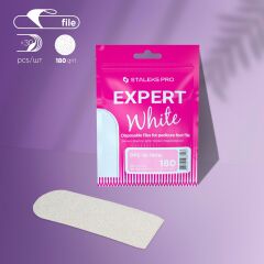 STALEKS  EXPERT 10 Pedikür Törpü İçin Yedek Beyaz Törpüler, 180 Grit (30 Adet)