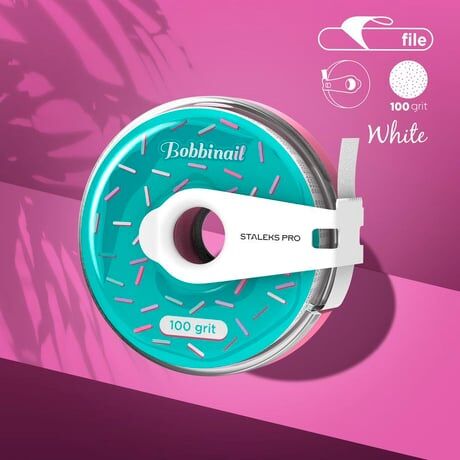 STALEKS EXPERT Yedek Beyaz Bant Törpü, STALEKS PRO Plastik Bobinde, 100 Grit