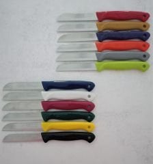 Solingen Meyve Sebze Bıçağı Karışık Renkli 12'Li