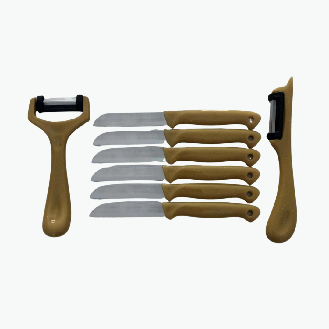 Solingen 6'Lı Meyve-Sebze-Doğrama Bıçağı Ve 2'Li Soyacak 8'Li Set