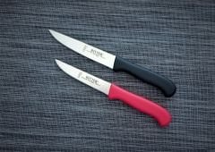 Solingen Rıtter Mutfak Bıçağı Siyah- Kırmızı 2Li 13-15 Cm