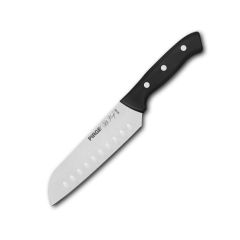 Pirgeprofi KIRMIZI Santoku Bıçağı Oluklu 17 Cm - 36168