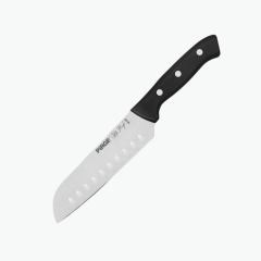 Pirgeprofi KIRMIZI Santoku Bıçağı Oluklu 17 Cm - 36168