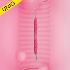 STALEKS ''Gummy'' UNIQ 11 TYPE 2 Silikon Saplı Tırnak Eti İtici (Yamuk İtici + Halka)