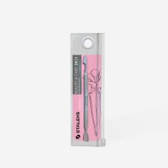 STALEKS BEAUTY & CARE 30 TYPE 1 Tırnak Eti İtici (Yuvarlak İtici + Üçgen Uç