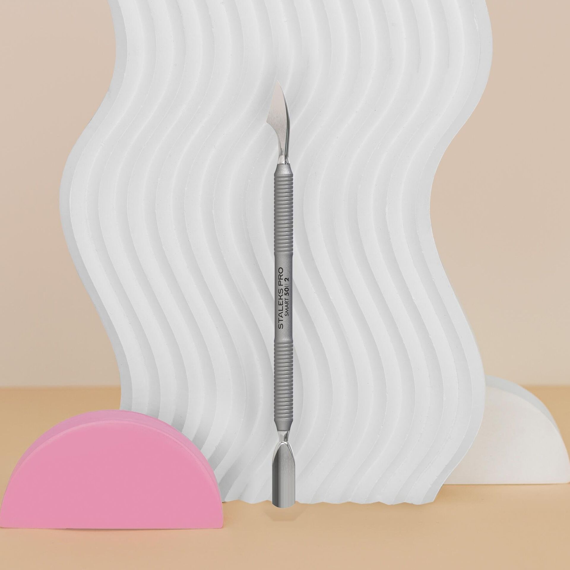 STALEKS SMART 50 TYPE 2 Tırnak Eti İtici (Yuvarlak İtici + Üçgen Uç)