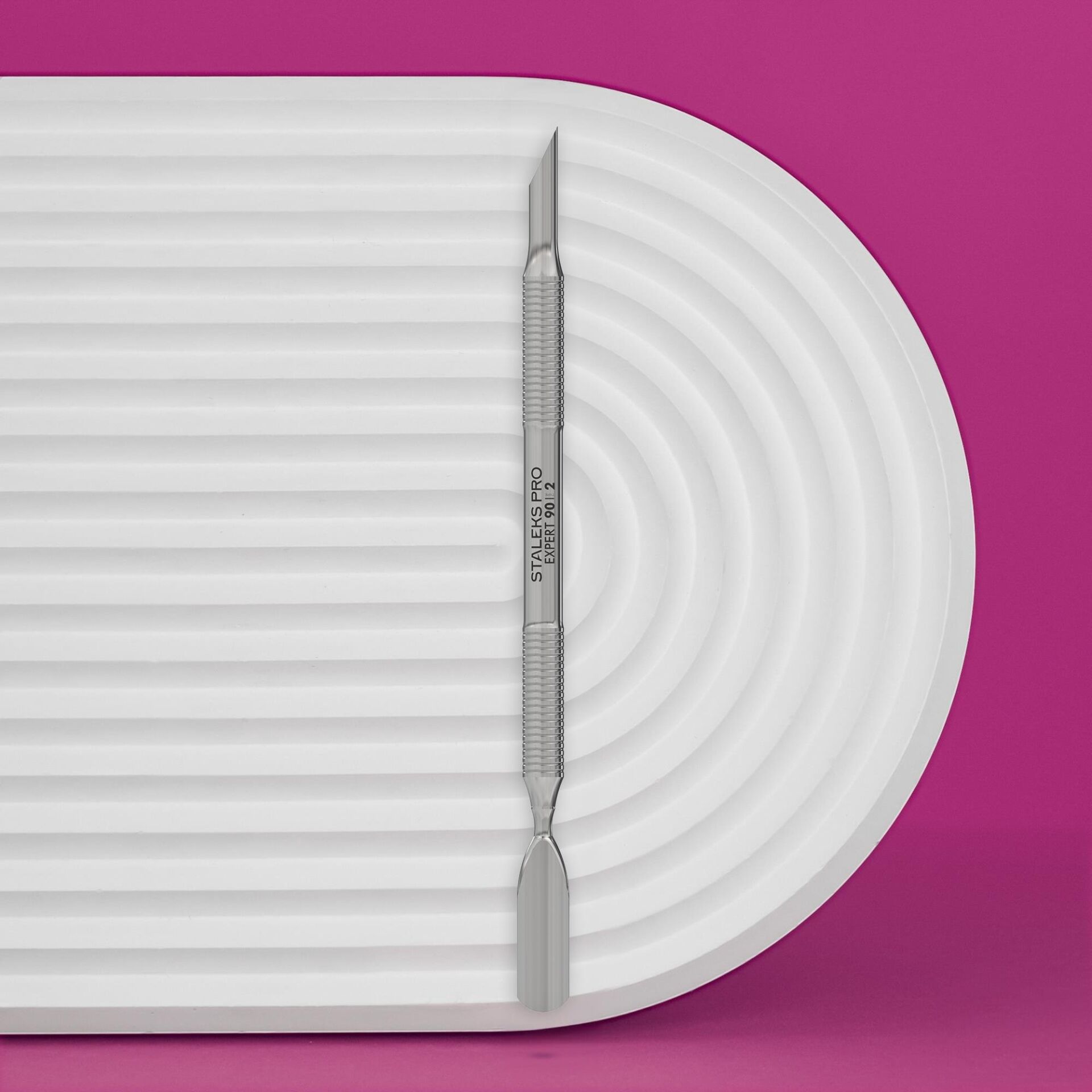 STALEKS EXPERT 90 TYPE 2 Tırnak Eti İtici (Yamuk + Yuvarlak Geniş İtici)