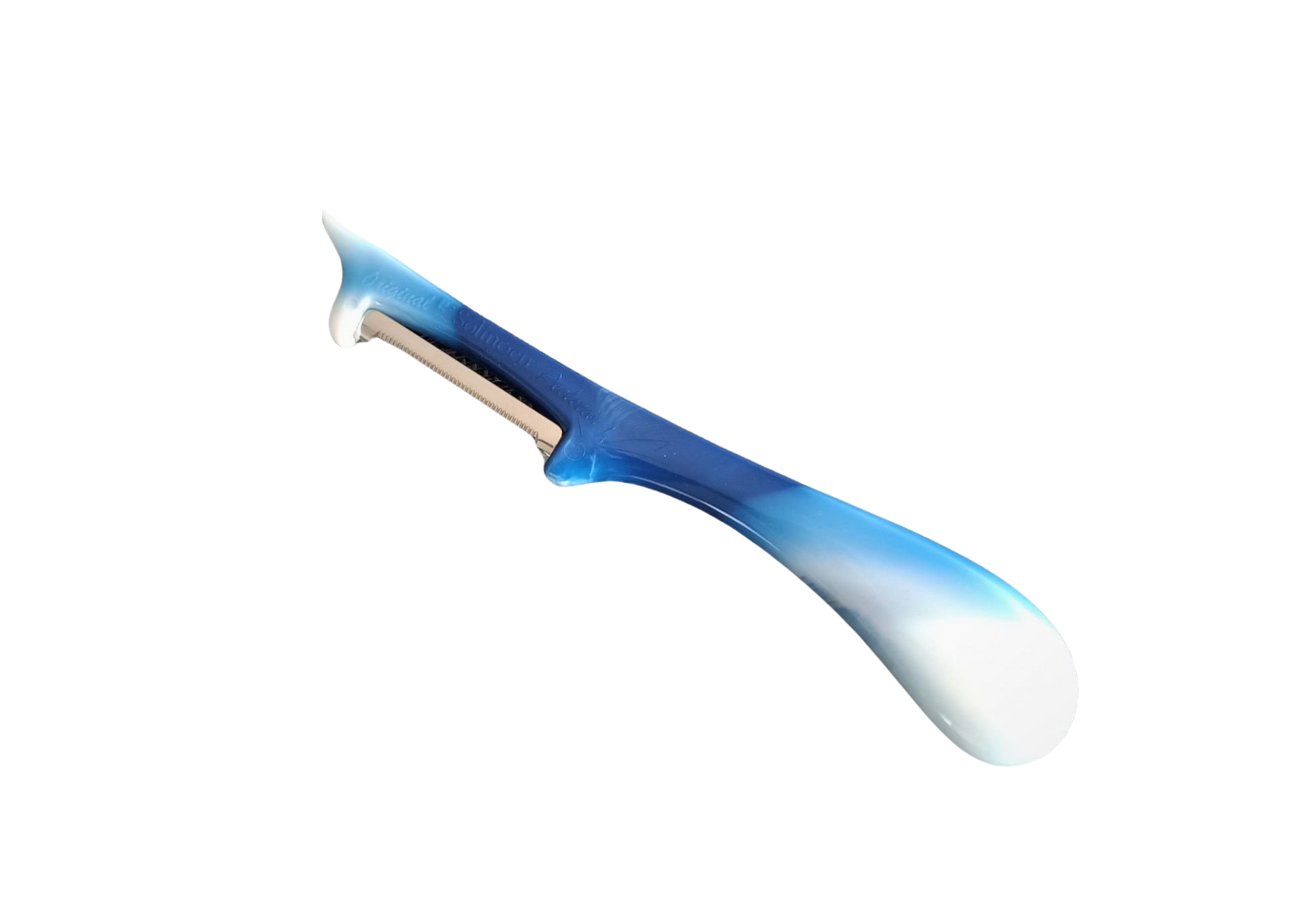 Solingen Çift Bıçaklı Tırtıklı Domates Soyacak Ebruli