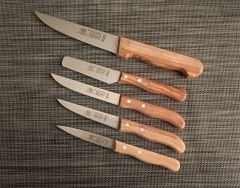 Solingen Zeytin Saplı Mutfak Bıçağı Seti 5'Li