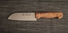 Solingen Zeytin Saplı Profesyonel Küçük Santoku Bıçağı 15 Cm
