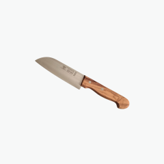 Solingen Zeytin Saplı Profesyonel Küçük Santoku Bıçağı 15 Cm