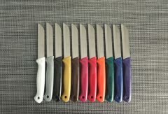 Solingen 6'Lı Meyve Bıçağı Ve Soyacak Simli Siyah 7'Li Set