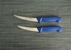 Solingen Rıtter Yağ Sıyırma Kasap Bıçağı 13/15 Cm Mavi 2'Li Set