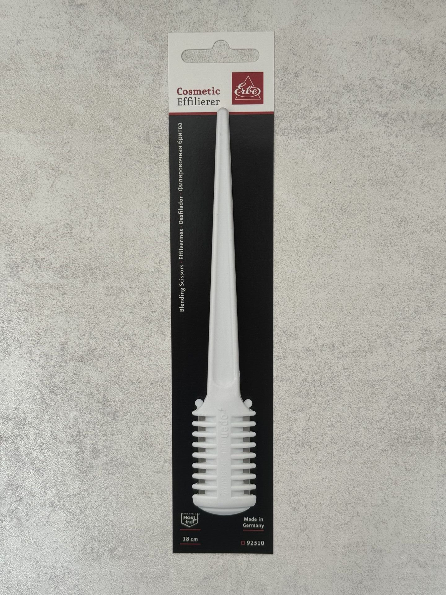 Solingen Erbe Seyreltme Jiletli Efile Saç Usturası (plastik)