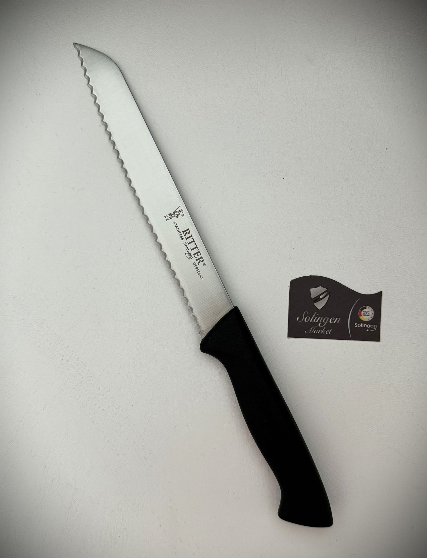Solingen Rıtter Ekmek Bıçağı 19 Cm Siyah