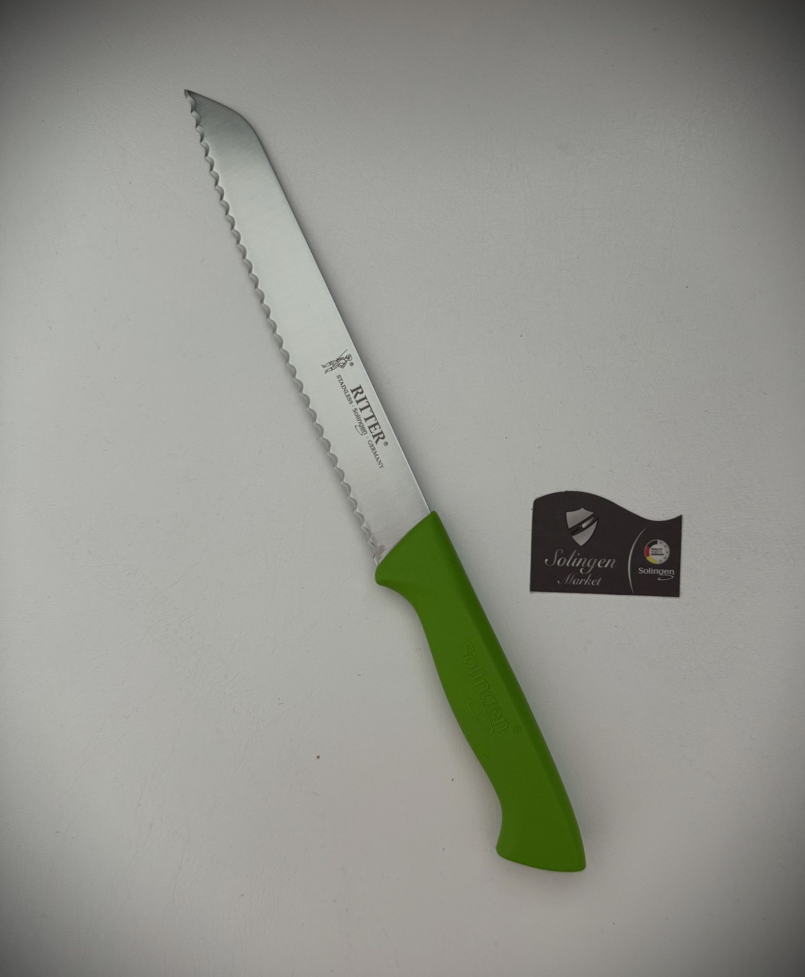 Solingen Rıtter Ekmek Bıçağı 19 Cm Fıstık Yeşili